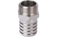 STOUT  Штуцер НР никелированный 3/8"x12
