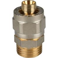 STOUT   Переходник с наружной резьбой 1/2"х16 для металлопластиковых труб винтовой