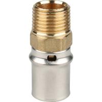 STOUT   Переходник с наружной резьбой 1/2"х20 для металлопластиковых труб прессовой