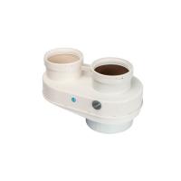 STOUT  Элемент дымохода DN80/80 адаптер для подкл. разд. труб (совместимый  Protherm (фланец ) PP-Ryton