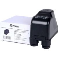 STOUT SCS-0001 Реле давления для водоснабжения PM5G,  1-5 бар, 1/4", с накидной гайкой.