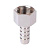 STOUT  Штуцер ВР никелированный 1/4"x14