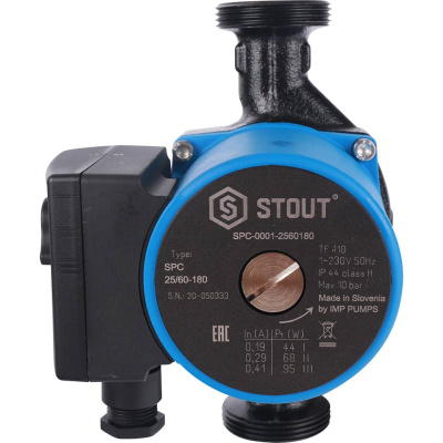 STOUT  Насос циркуляционный 25/60-180