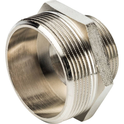 STOUT  Ниппель НН переходной никелированный 2X1"1/4