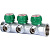 STOUT  SMB-6849-011203 STOUT Коллектор регулирующий 1", 3 отвода 1/2" плоское уплотнение