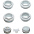 STOUT SKU-0111-000112 STOUT Универсальный монтажный комплект для подключения радиатора 1/2" RAL 9016