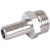 STOUT  Штуцер НР никелированный 1/2"x12