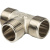 STOUT  Тройник НН никелированный 1"X1"X1"