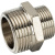 STOUT  Ниппель НН переходной никелированный 1"X3/4