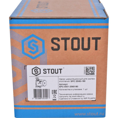 STOUT  Насос циркуляционный 25/60-180