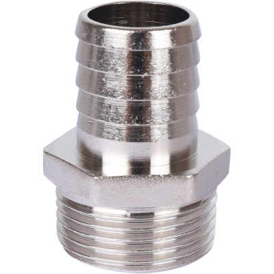 STOUT  Штуцер НР никелированный 1"x25