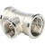 STOUT  Тройник ВВ переходной никелированный 1"X3/4X1"