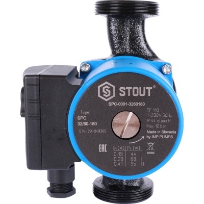 STOUT  Насос циркуляционный 32/60-180
